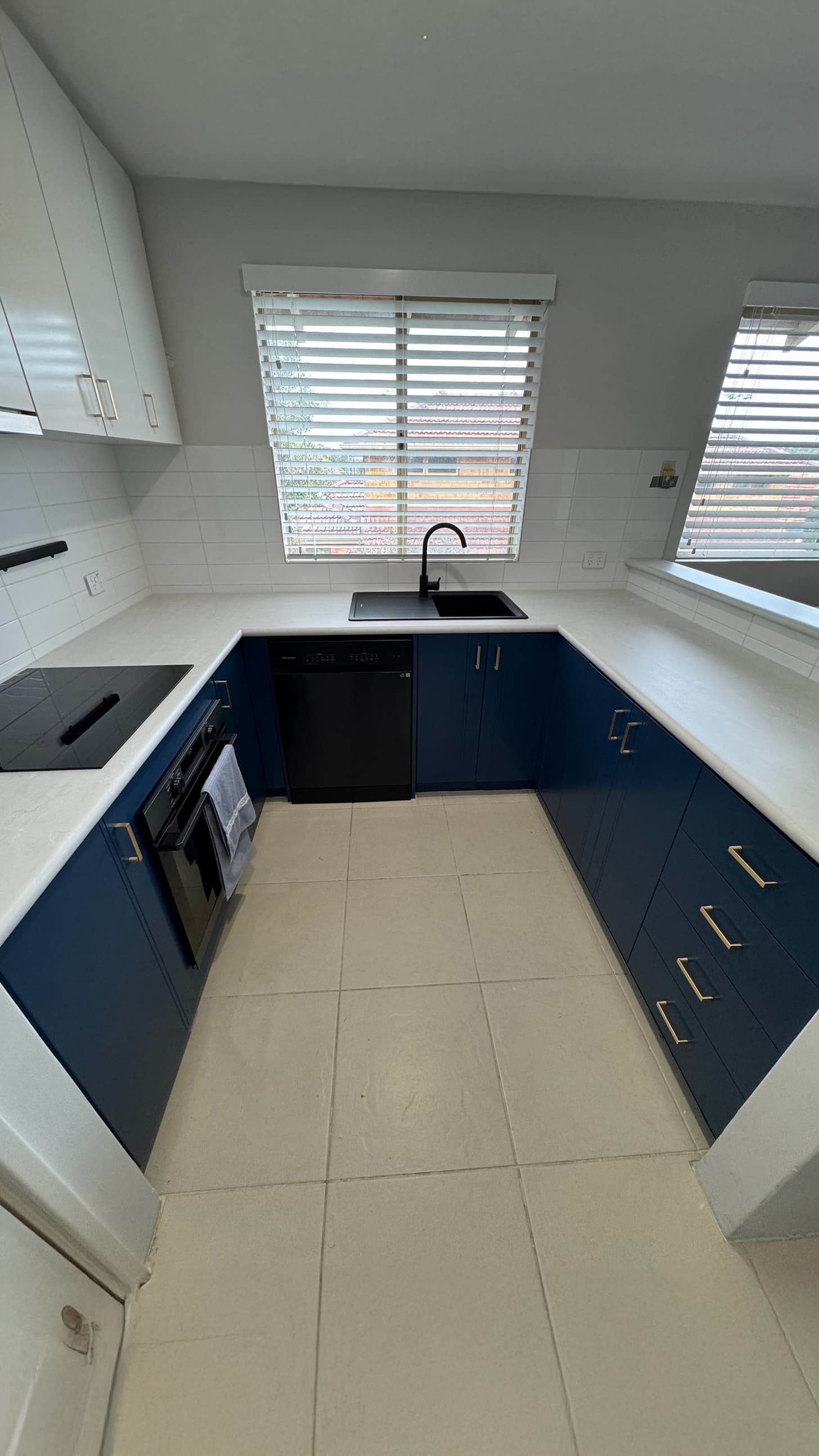 Finished wrapped kitchen, full refresh on existing cabinetry