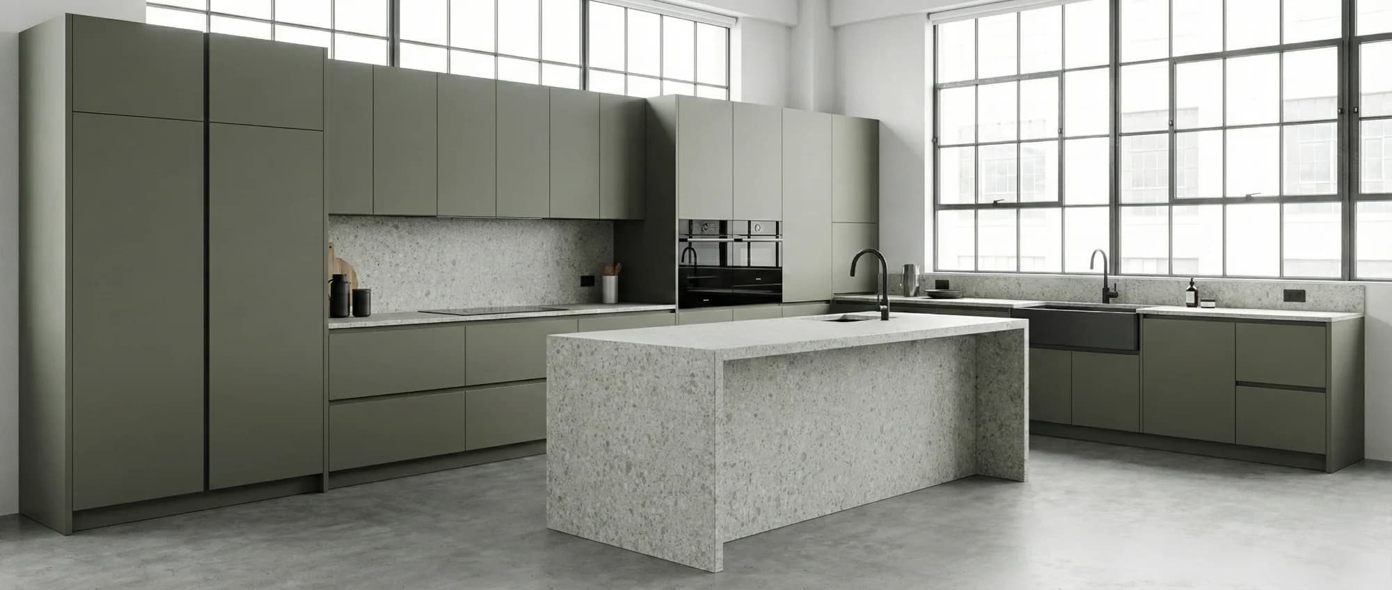 Solid Colour kitchen wrap finishes